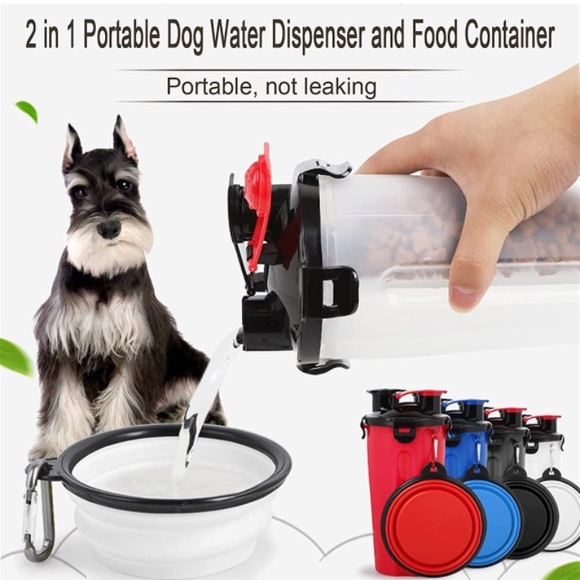 🐶2/$25 Pet dual use bottle blue and yellow - Picture 5 of 7